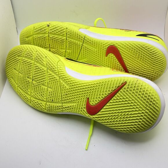 Nike Mercurial Vapor 14 Academy TF Turf Soccer Shoes Kids Mens Size 6 US Yellow - Picture 4 of 5